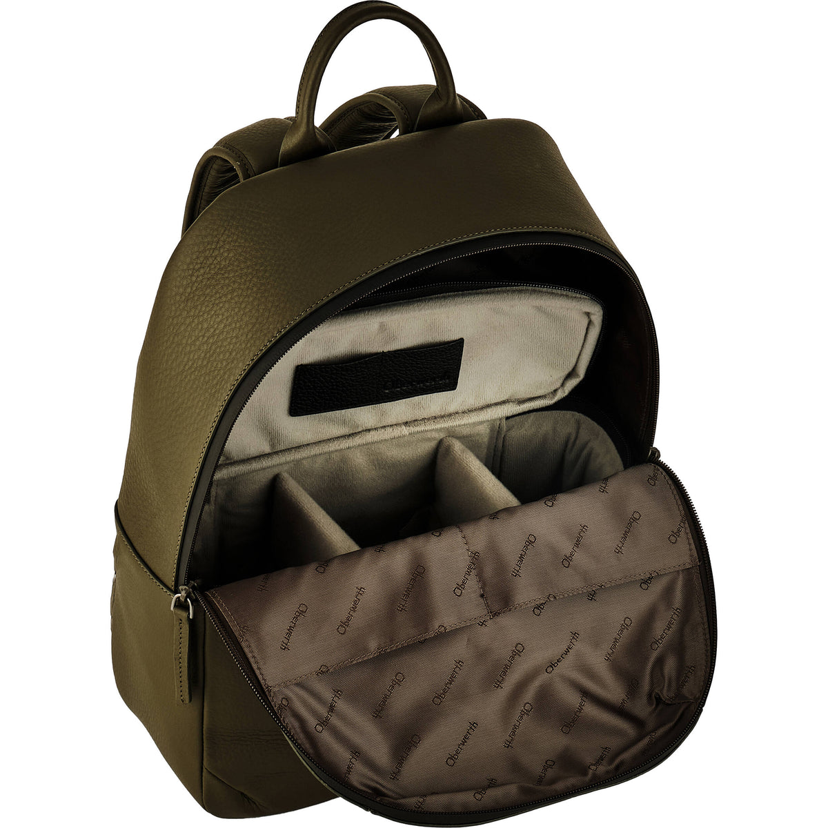 Mochila Oberwerth Pure 1 Zipper (Reporter Verde, 13L) - vista frontal