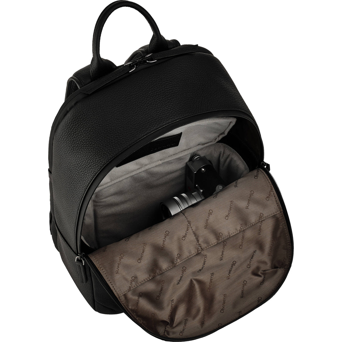 Mochila Oberwerth Pure 2 Zippers (Negro, 16L) - en uso
