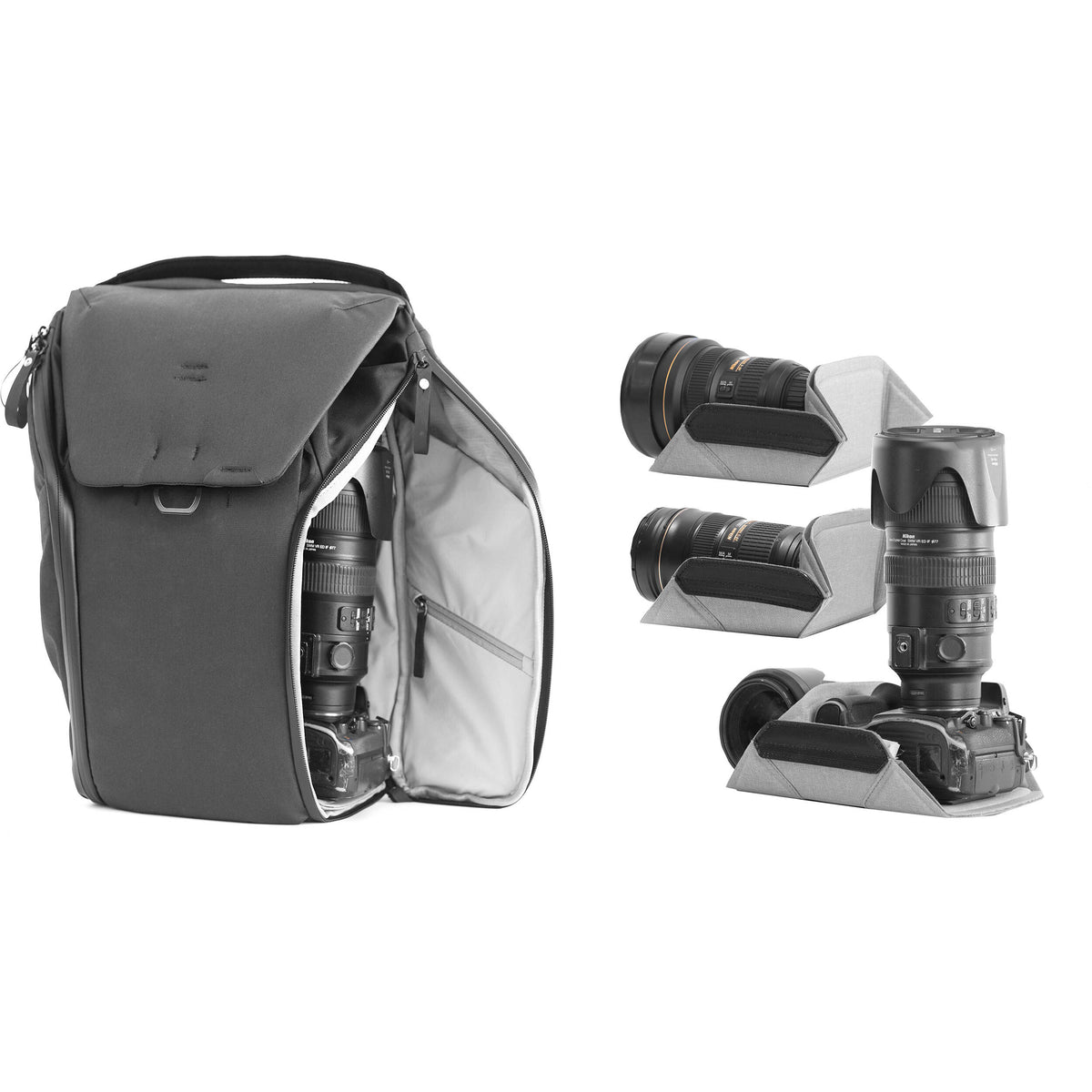 Mochila Peak Design Everyday (Negro, 20L) - vista trasera