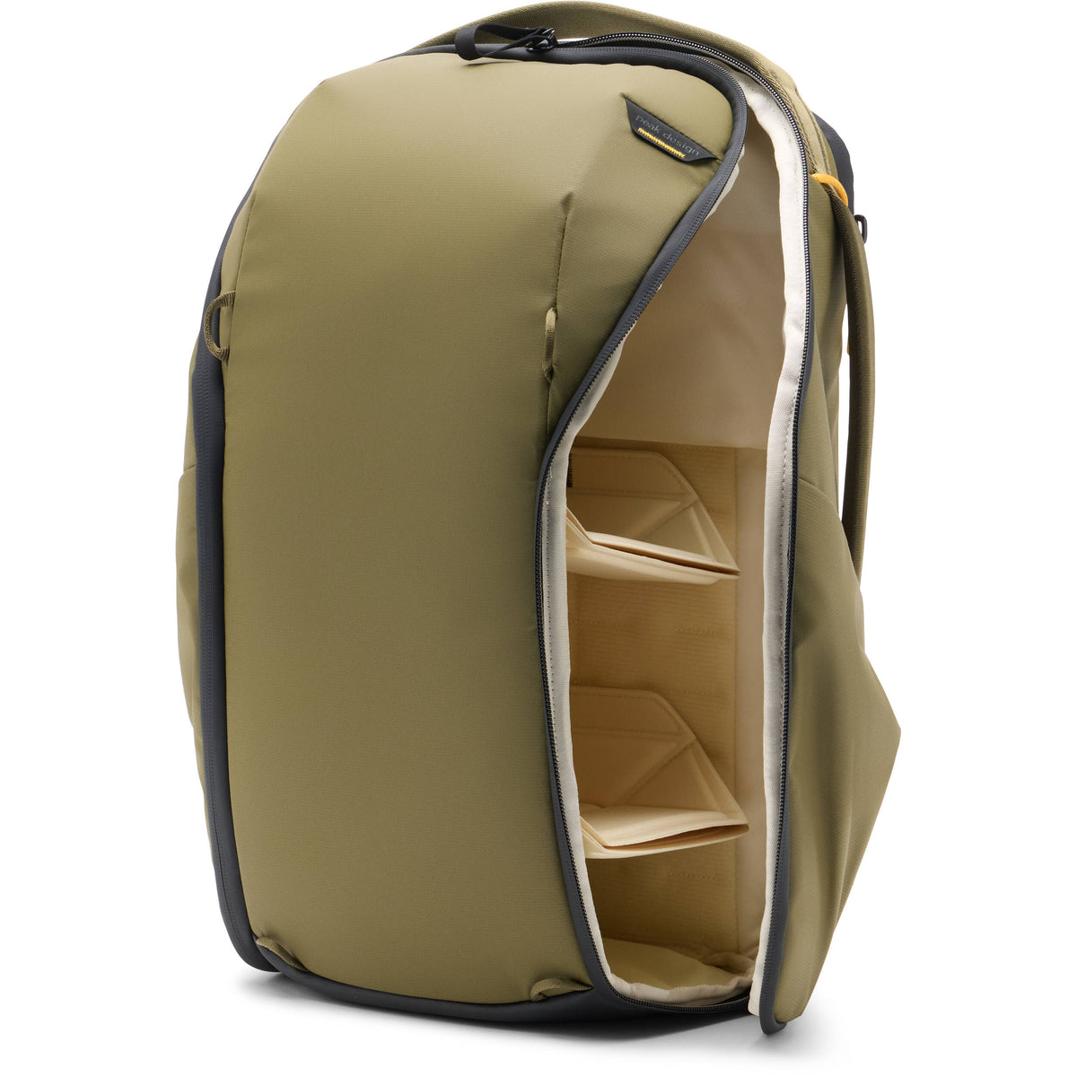 Mochila Peak Design Everyday Zip (Kelp Verde, 20L) - vista frontal