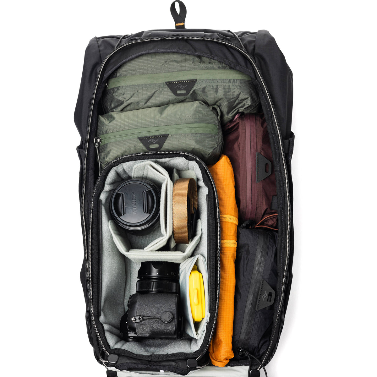 Mochila Peak Design Outdoor (Eclipse, 25L) - contenido de la caja