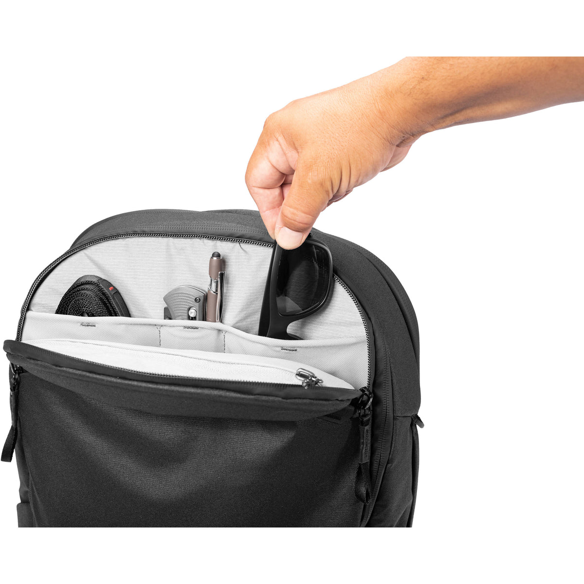 Mochila Peak Design Travel (Negro, 30L) - contenido de la caja