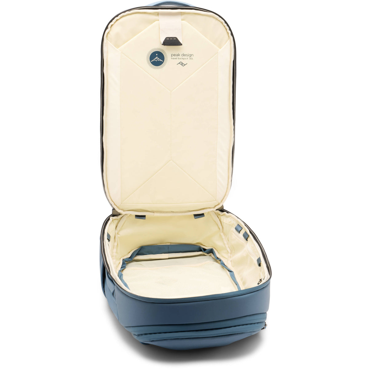 Mochila Peak Design Travel (Ocean, 30L) - vista frontal