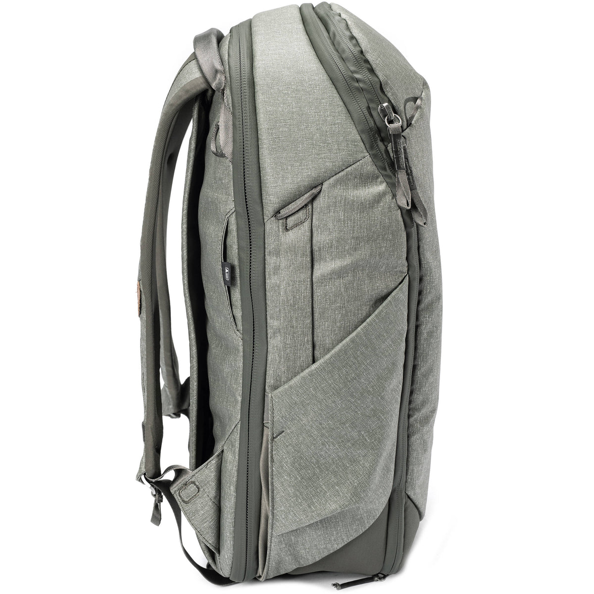 Mochila Peak Design Travel (Sage, 30L) - vista lateral