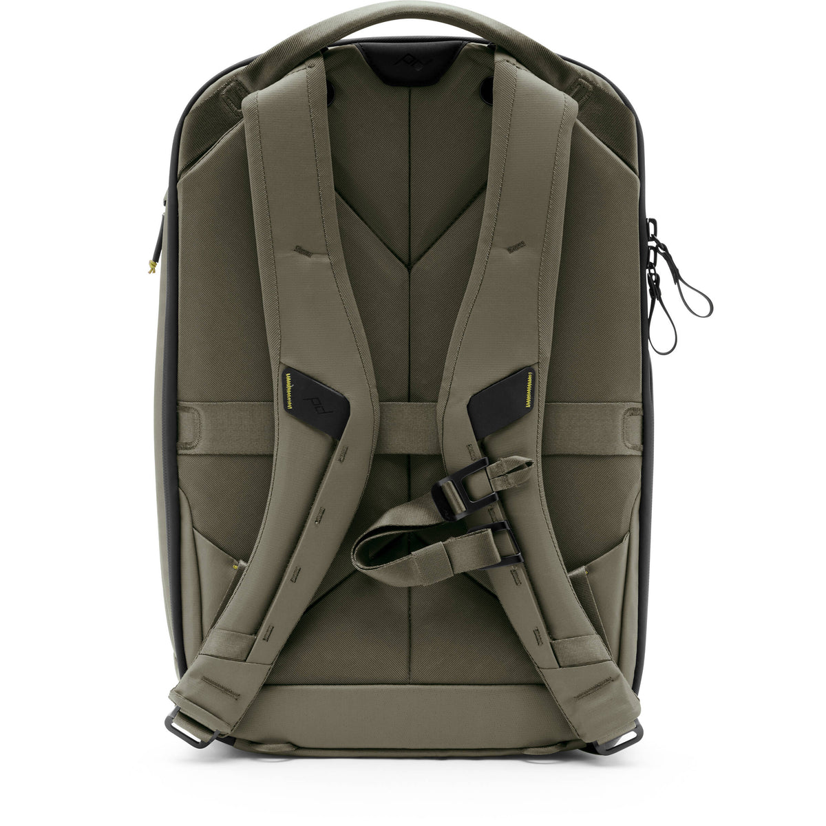Mochila Peak Design Travel (Stone, 20L) - vista trasera