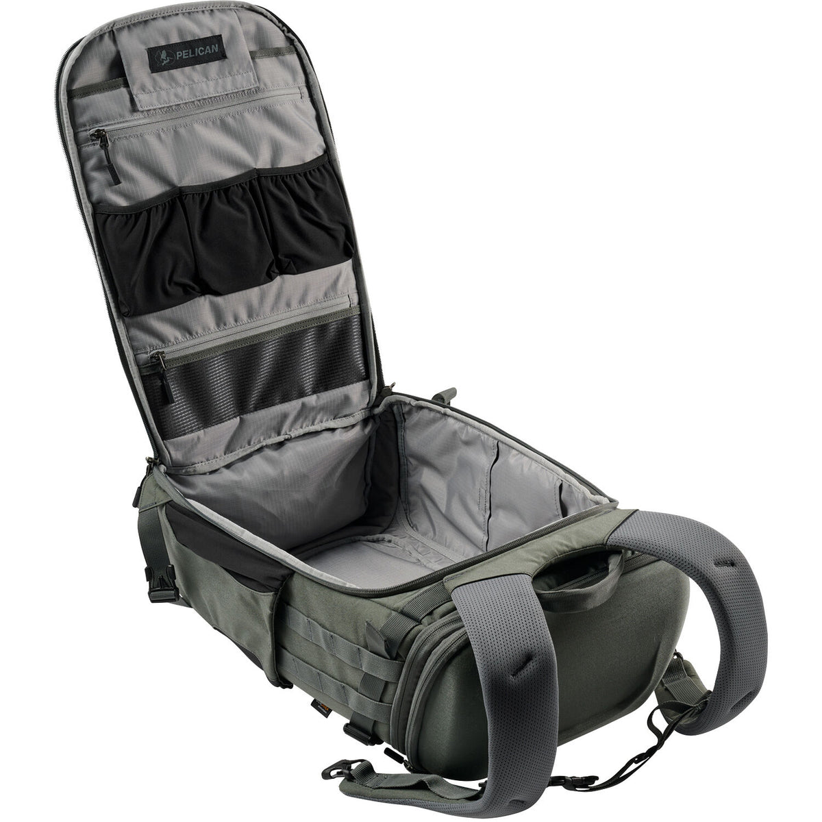 Mochila Pelican AEGIS Creator Series (Charcoal Sage, 35L) - vista frontal