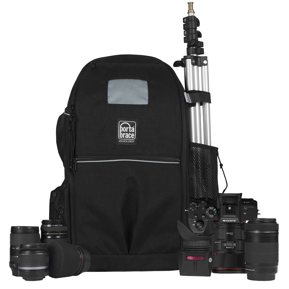 Mochila PortaBrace para Sony Alpha a7R (Negro) - vista frontal