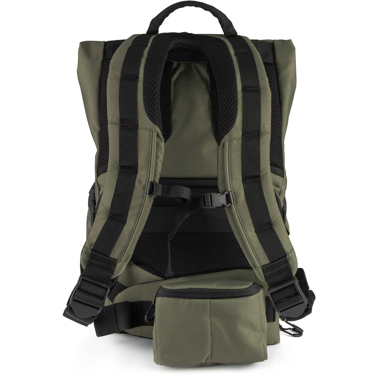 Mochila ProMaster Jasper 2.0 Rolltop (16.5L, Verde) - puertos y conexiones