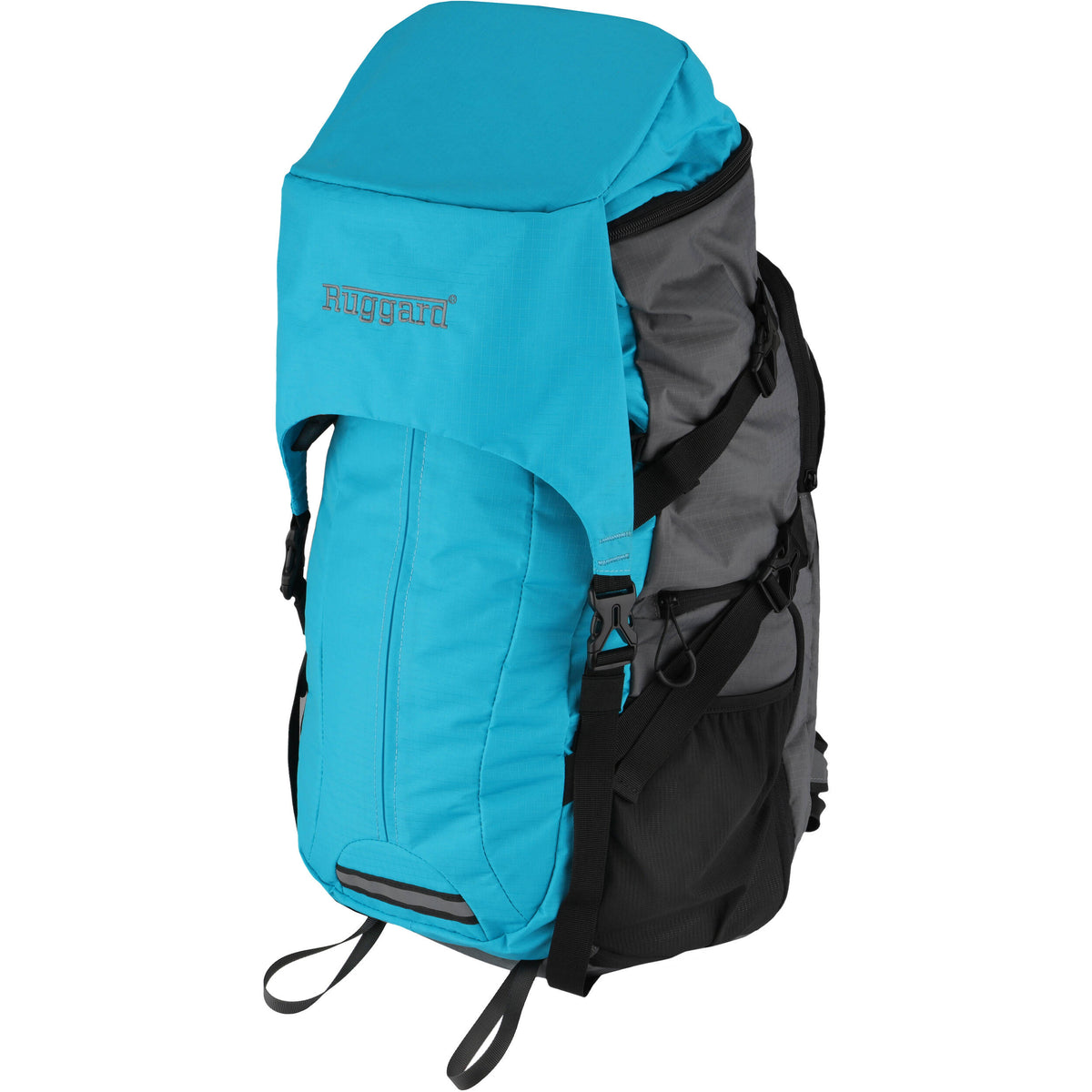 Mochila Ruggard FotoTrek Hiking Photo (Azul, 30L) - vista trasera