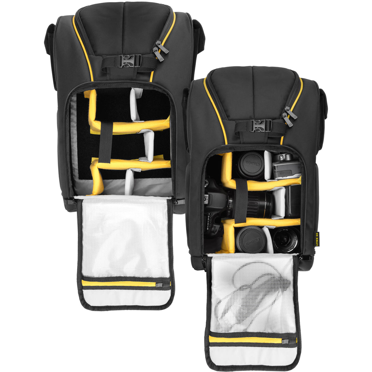 Mochila Ruggard Lynx 45 SlingPack para y 13" Laptop (Negro, Chico) - detalle