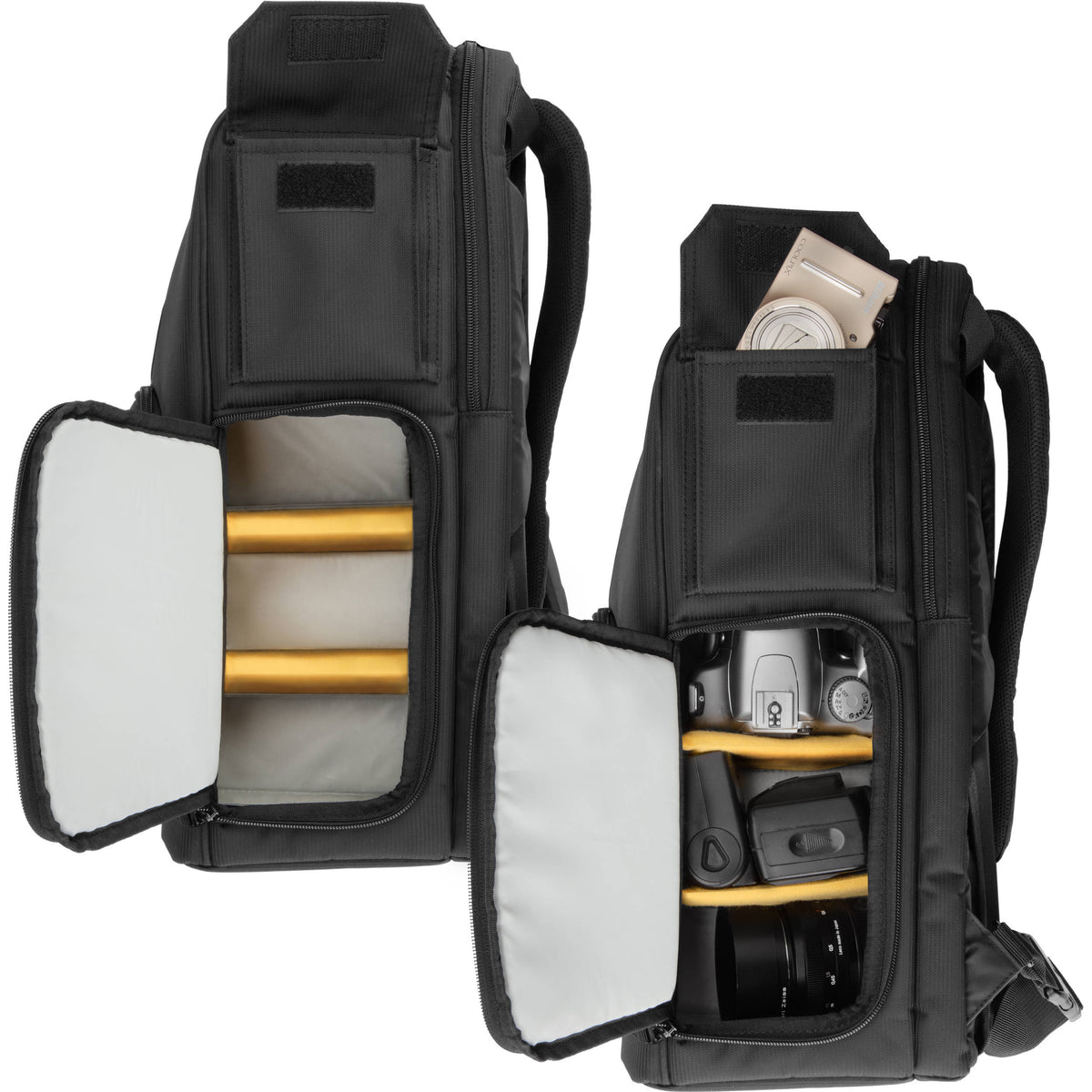 Mochila Ruggard Lynx 55 SlingPack para y 15" Laptop (Negro, Mediano) - en uso