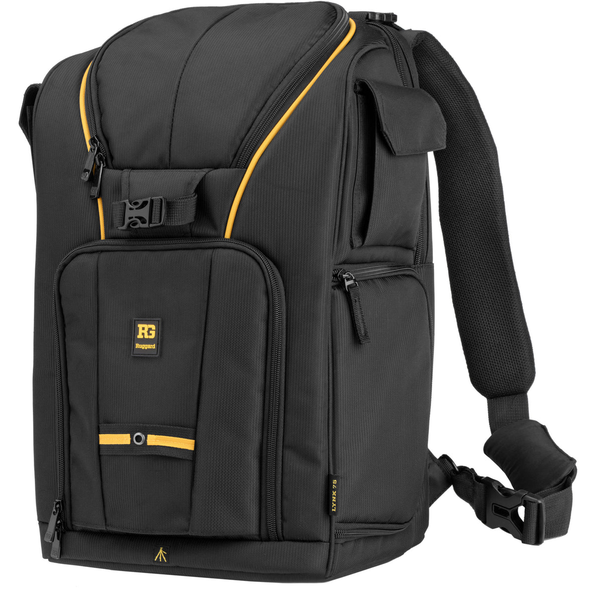 Mochila Ruggard Lynx 75 SlingPack para y 17" Laptop (Negro, Grande) - vista trasera