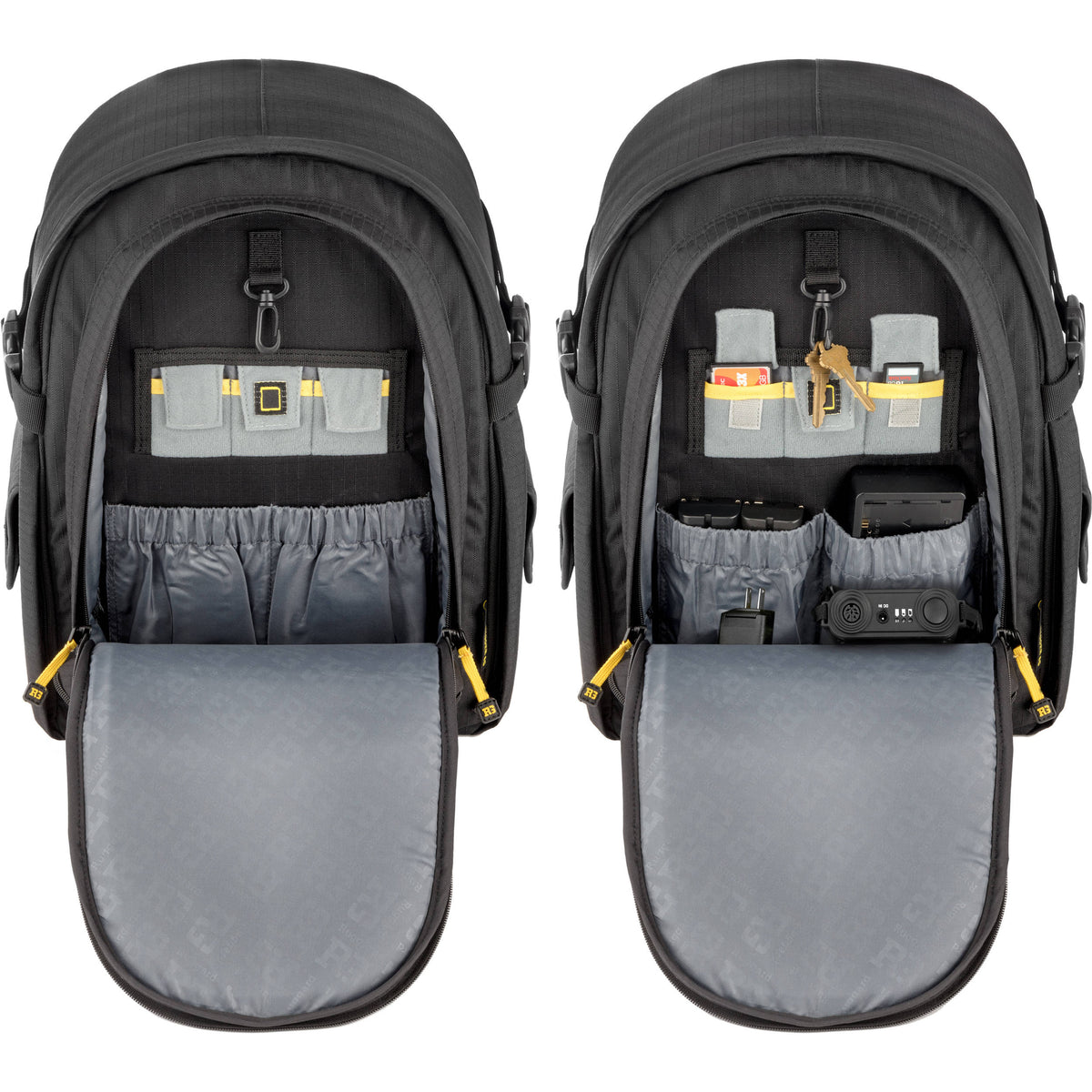 Mochila Ruggard Outrigger 65 (Negro) - vista lateral