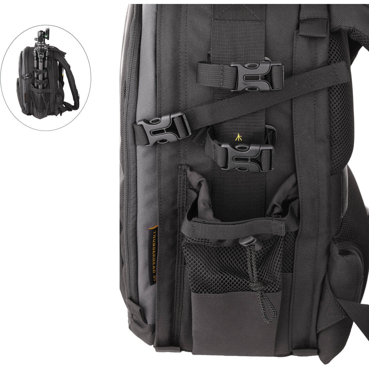 Mochila Ruggard Thunderhead 35 & Laptop (Negro) - detalle
