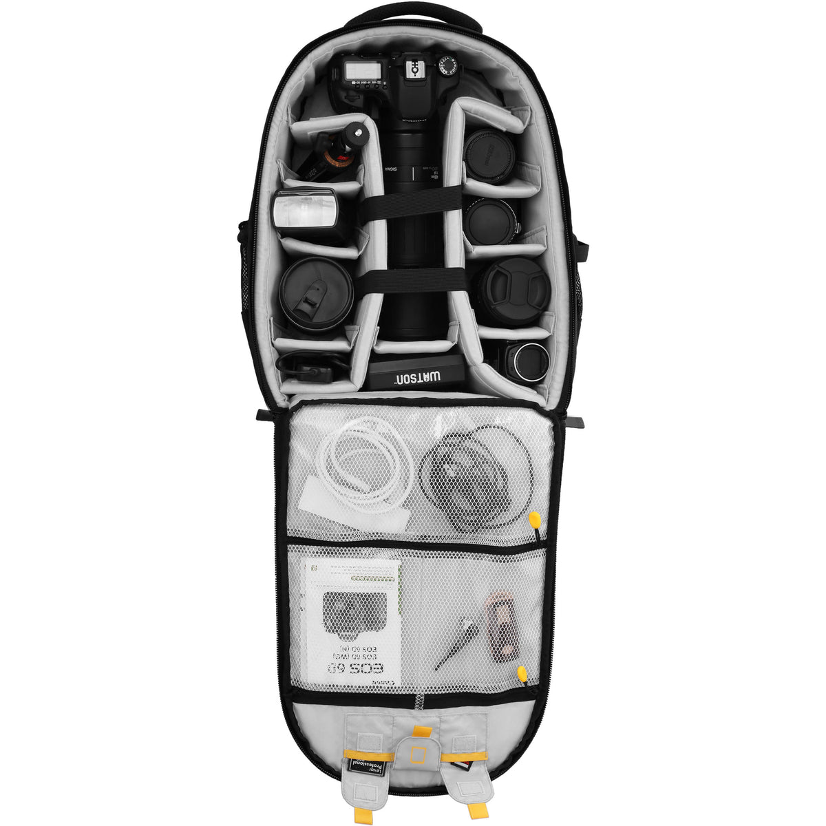 Mochila Ruggard Thunderhead 55 & Laptop (Negro) - puertos y conexiones