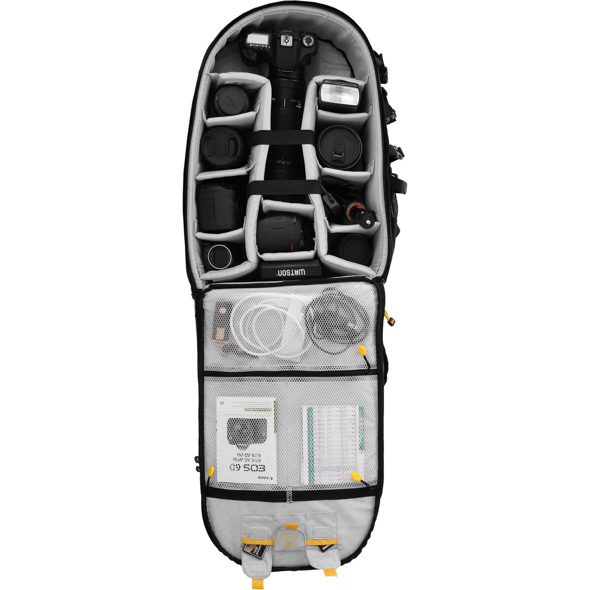Mochila Ruggard Thunderhead 75 & Laptop (Negro) - puertos y conexiones