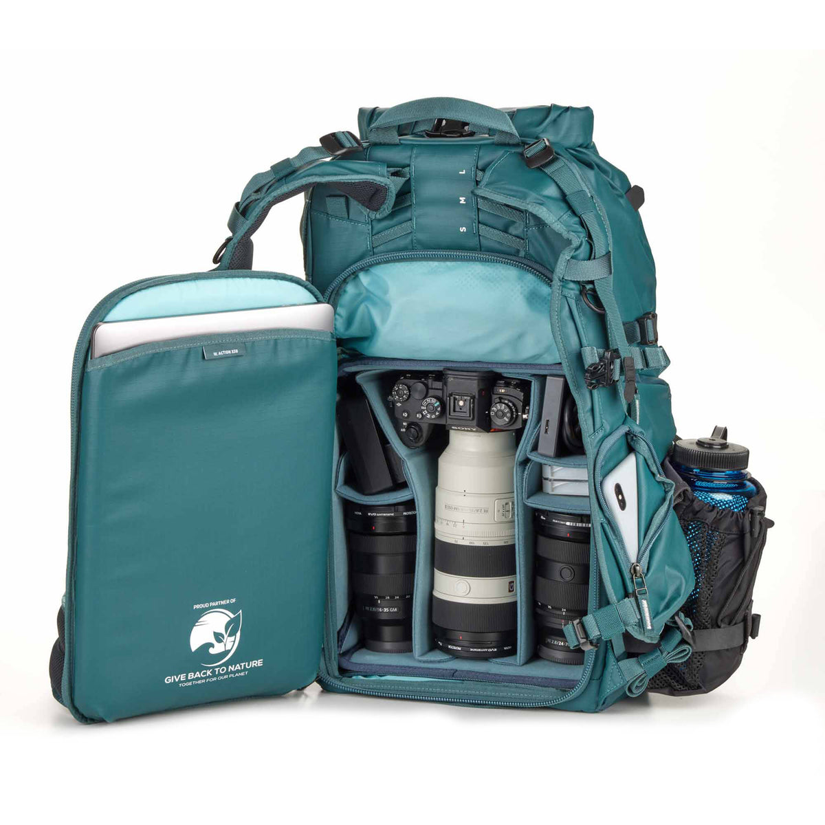 Mochila Shimoda Designs Action X30 V2 Women's Starter Kit (Teal, 30L) - puertos y conexiones