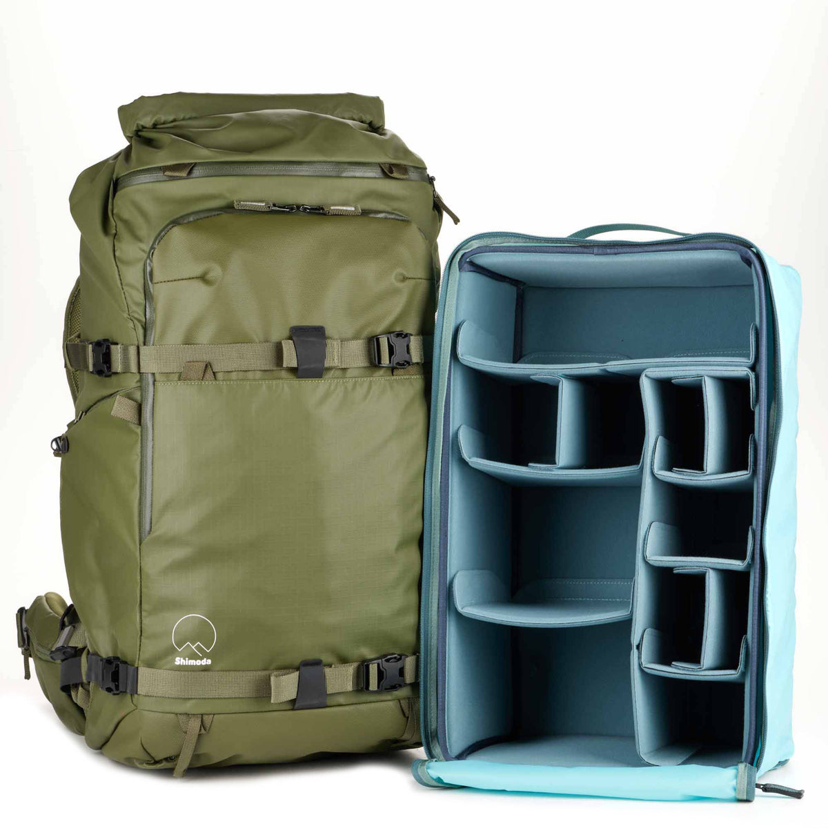 Mochila Shimoda Designs Action X70 HD Starter Kit (Verde) - vista lateral