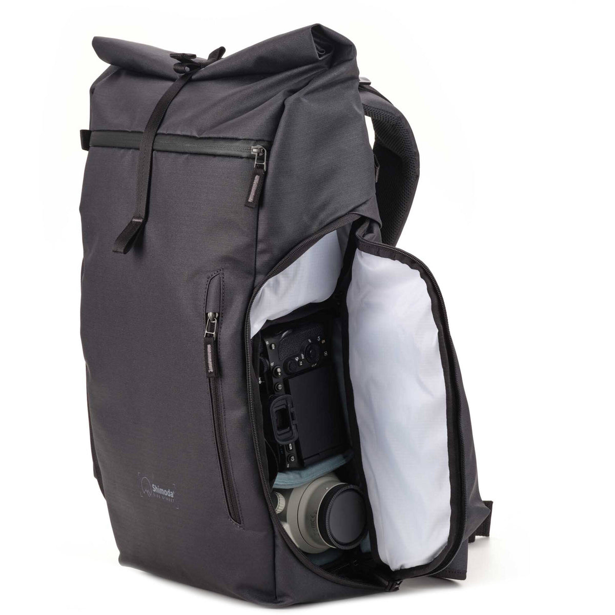 Mochila Shimoda Designs Side Street 28 Starter Kit (Anthracite) - vista trasera
