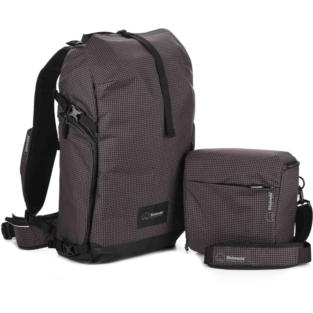 Mochila Shimoda Designs Sidecountry 32 (Negro/Blanco) - vista principal
