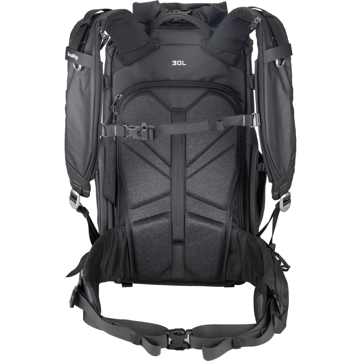 Mochila SmallRig Professional Outdoor Roll-Top (Negro, 30L) - contenido de la caja