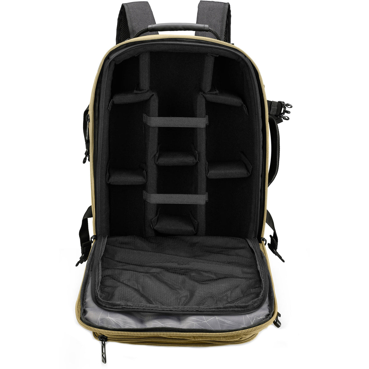 Mochila Swissdigital Berg Pro XL (Dark Khaki, 37L) - vista lateral