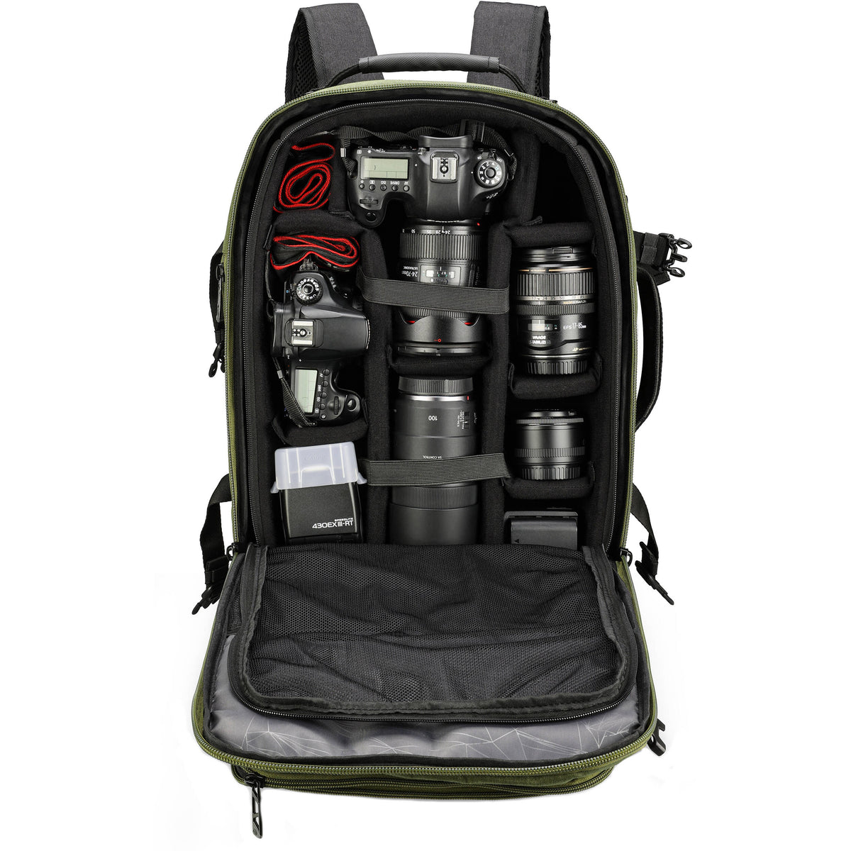 Mochila Swissdigital Berg Pro XL (Dark Verde, 37L) - detalle