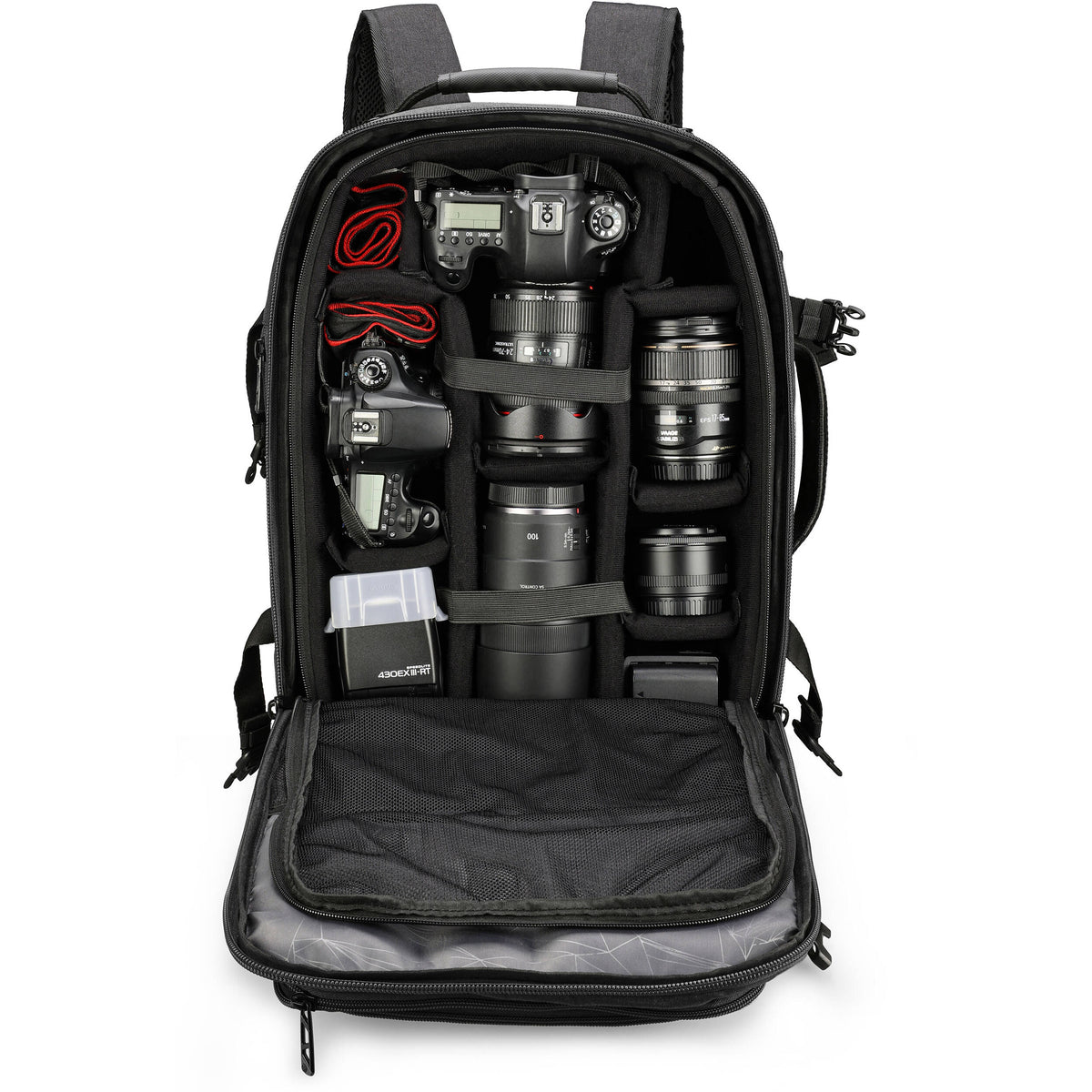 Mochila Swissdigital Berg Pro XL (Negro, 37L) - detalle