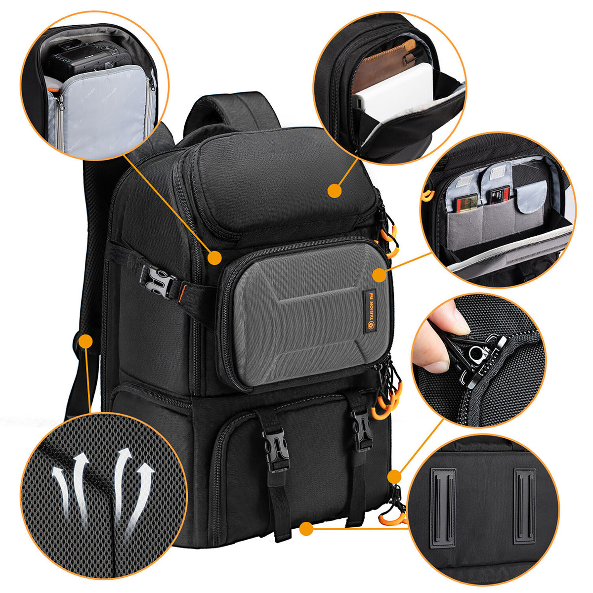 Mochila TARION PB-L Professional - contenido de la caja