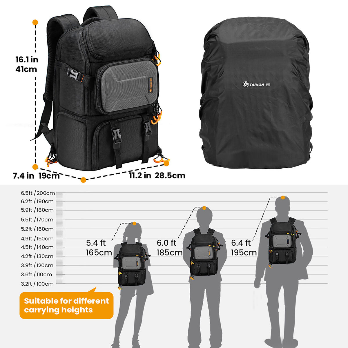 Mochila TARION PB-L Professional - en uso