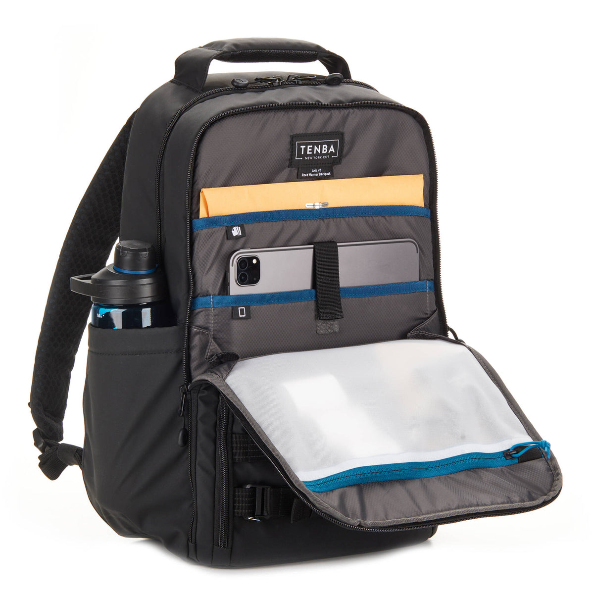 Mochila Tenba Axis V2 16L Road Warrior (Negro) - vista trasera
