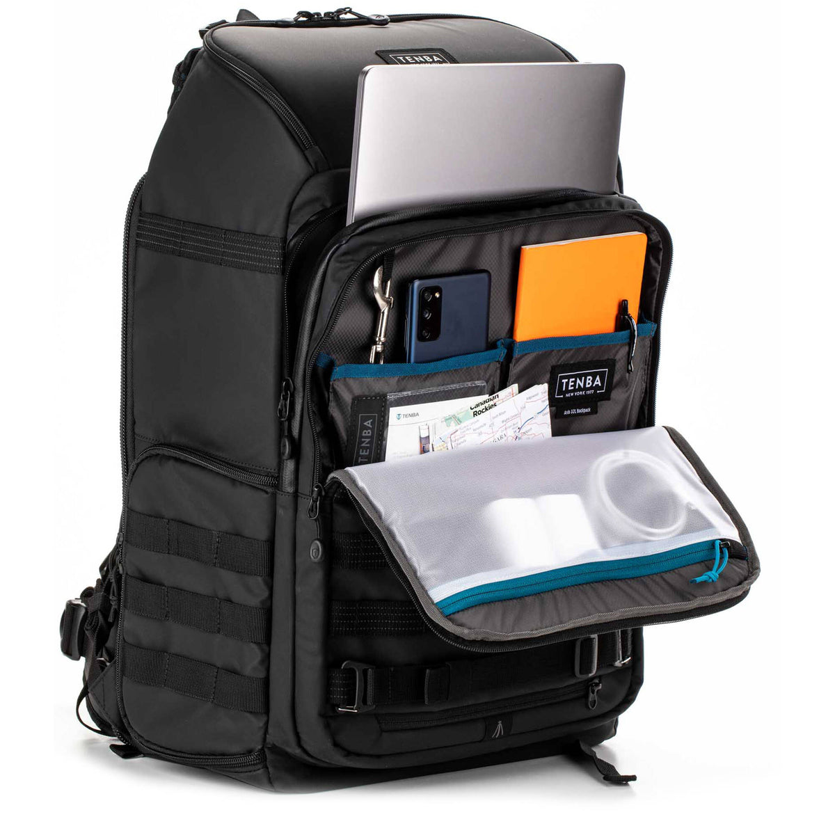 Mochila Tenba Axis V2 (Negro, 32L) - puertos y conexiones