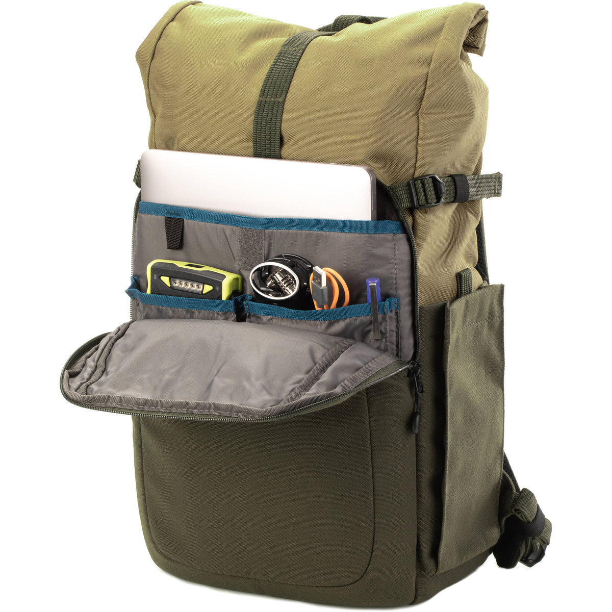 Mochila Tenba Fulton v2 16L Photo (Arena/Verde Oliva) - vista lateral