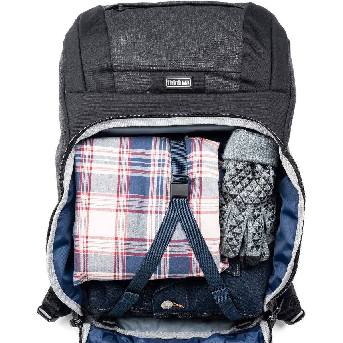 Mochila Think Tank Photo SpeedTop 20 (Gris, 20L) - vista trasera