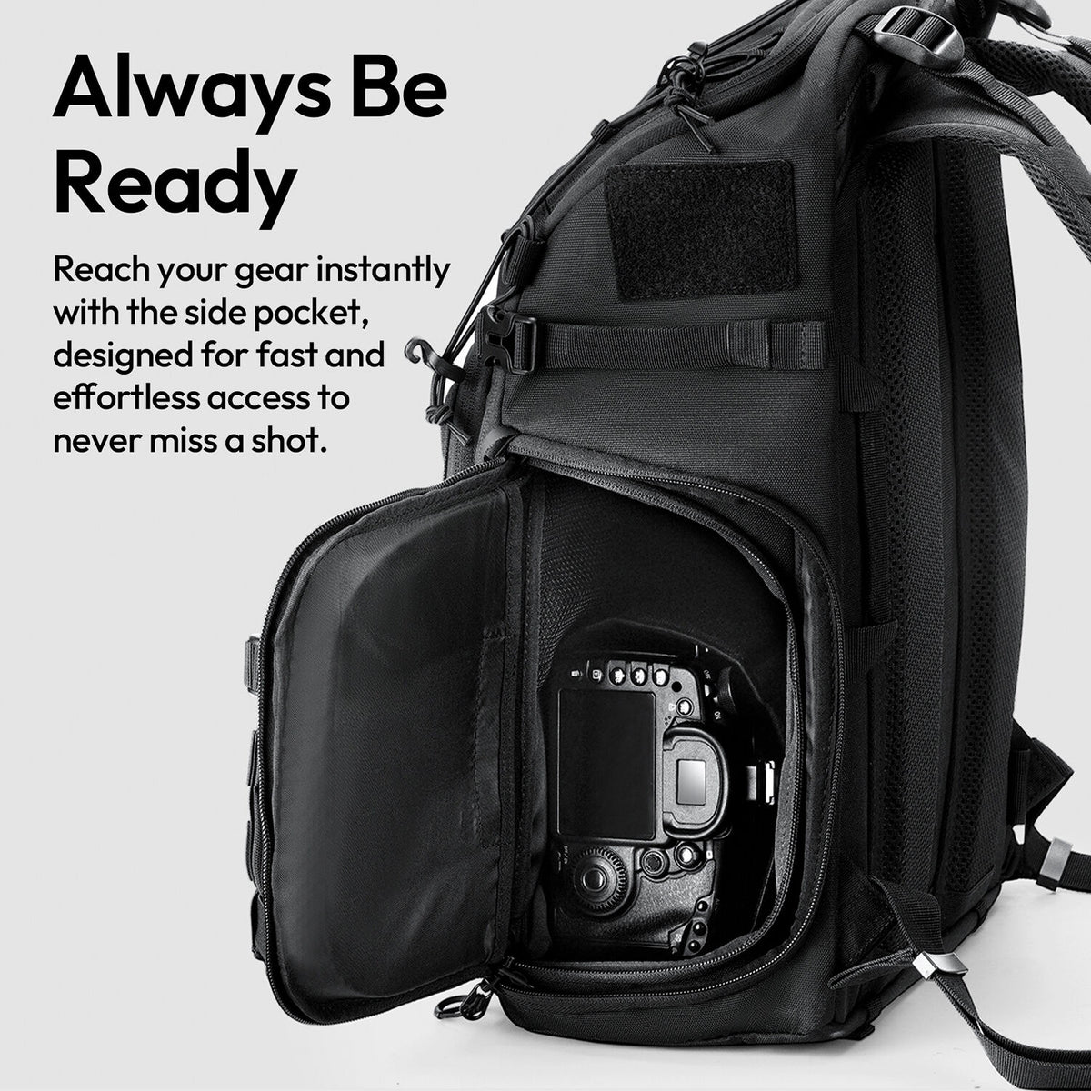 Mochila Ulanzi BC007 Tactical (28L) - detalle