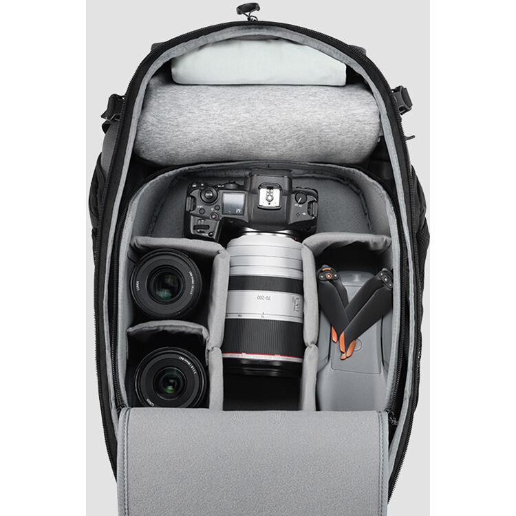 Mochila Ulanzi TP01 Travel (Negro, 25L) - vista frontal