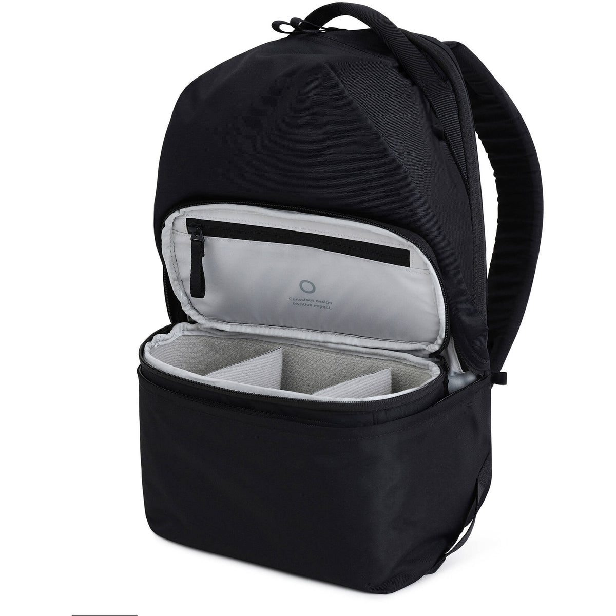Mochila Urth Arkose con inserto (Negro, 20L) - detalle