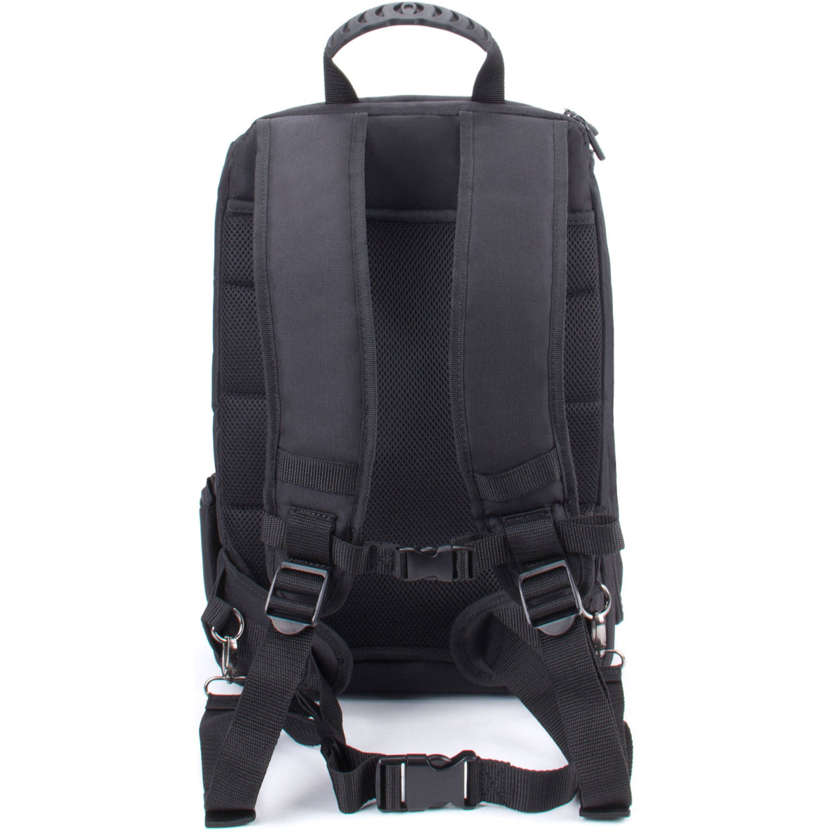 Mochila USA GEAR S17 (Negro/Interior Verde) - vista frontal