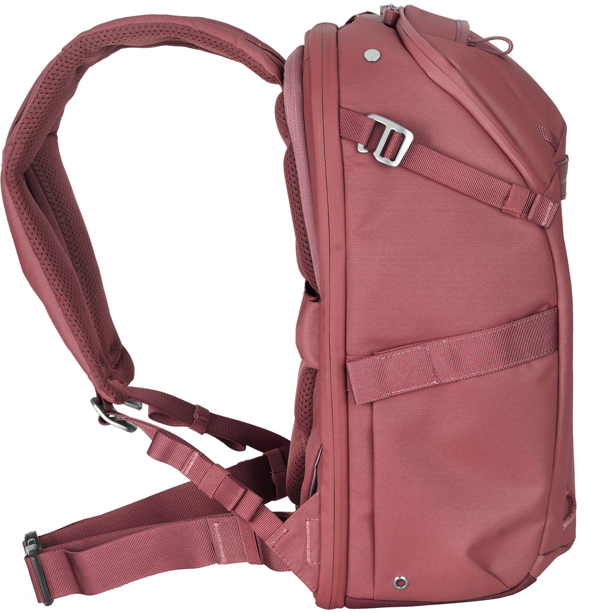 Mochila Vanguard VEO Metro (Magenta, 20L) - puertos y conexiones