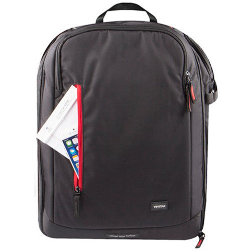 Mochila Vivitar DKS-42 Multi-Chamber (Negro) - detalle