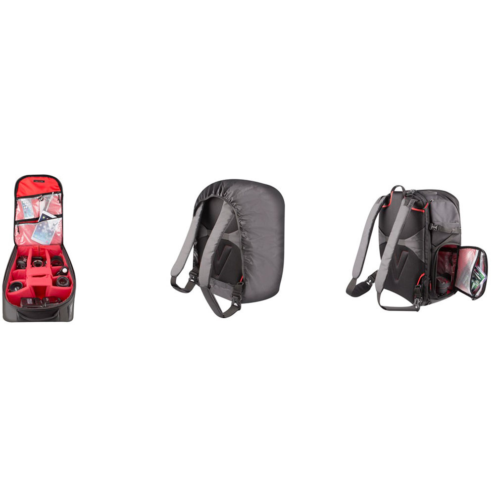 Mochila Vivitar DKS-42 Multi-Chamber (Negro) - en uso