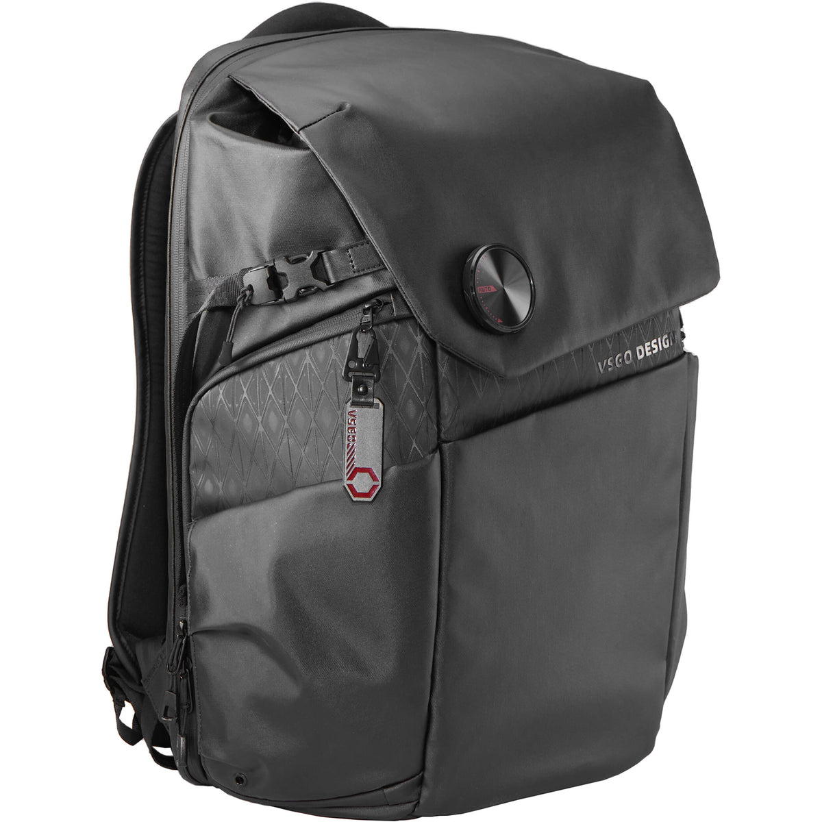 Mochila VSGO Negro Snipe (25L) - vista lateral