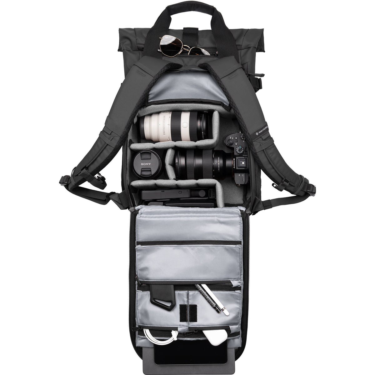 Mochila WANDRD PRVKE 15 Photo Bundle (Negro, 15L) - vista frontal