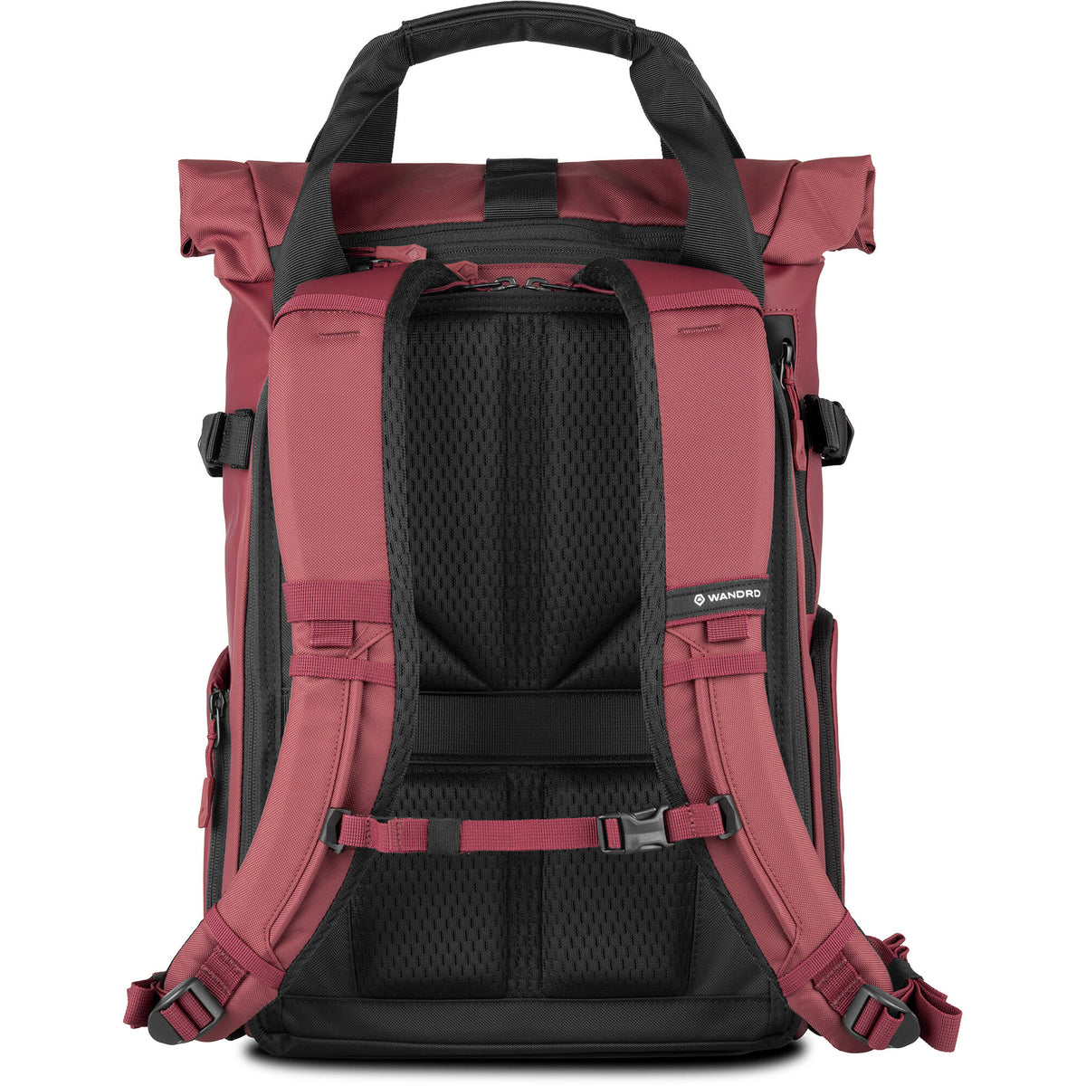 Mochila WANDRD PRVKE 15 Photo Bundle (Rhonde Burgundy, 15L) - vista trasera