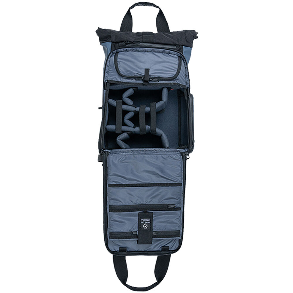 Mochila WANDRD PRVKE Lite V3 (Aegean Azul, 15L) - vista trasera