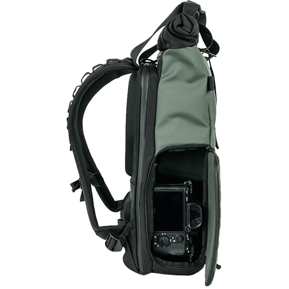 Mochila WANDRD PRVKE Lite V3 (Wasatch Verde, 15L) - vista lateral