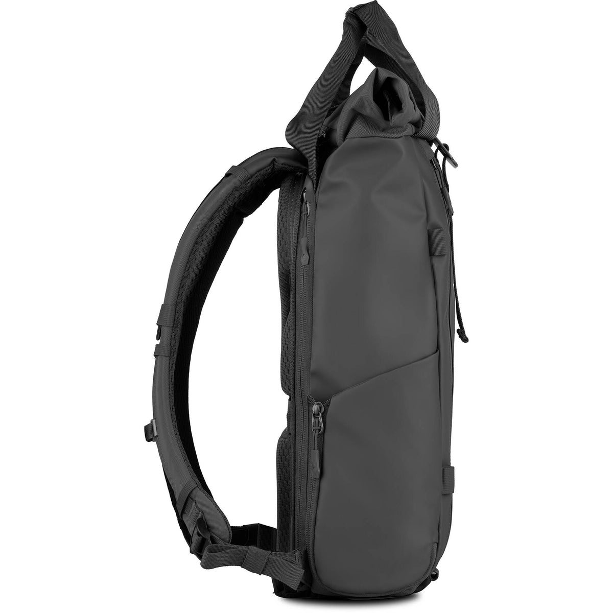 Mochila WANDRD PRVKE (Negro, 15L) - puertos y conexiones