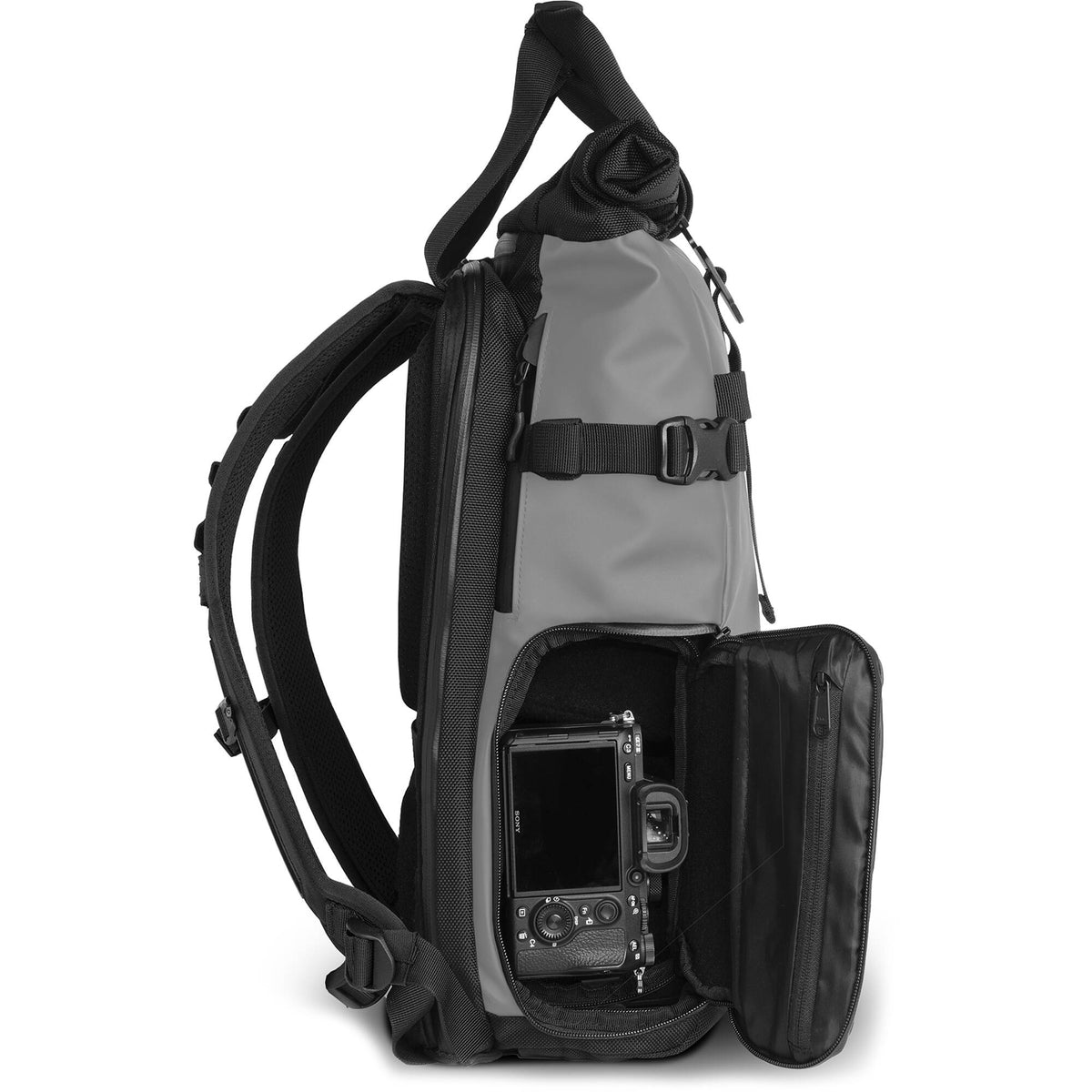 Mochila WANDRD PRVKE V3 con Photo Bundle (Makalu Gris, 21L) - vista frontal