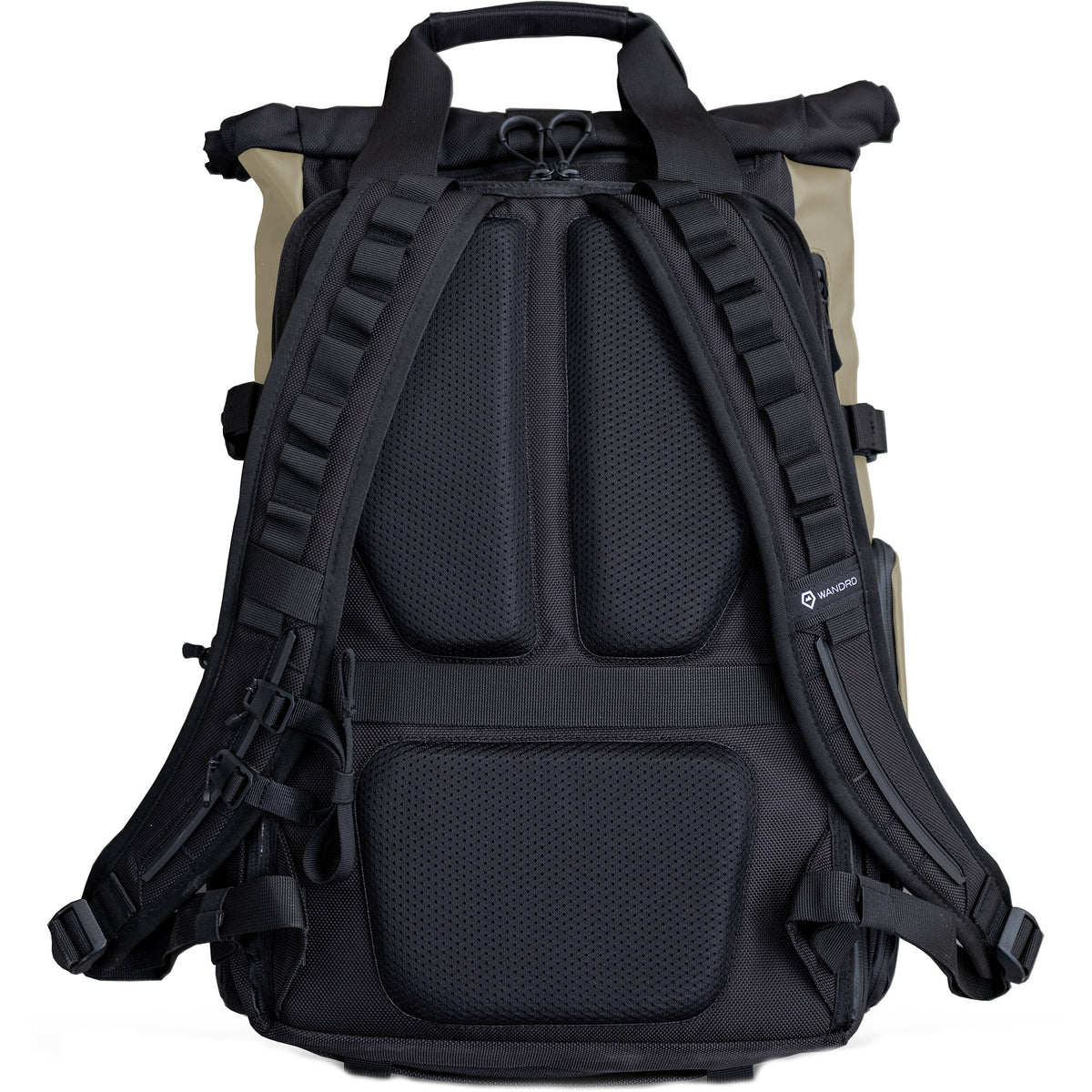 Mochila WANDRD PRVKE V3 con Photo Bundle (Yuma Beige, 31L) - vista trasera