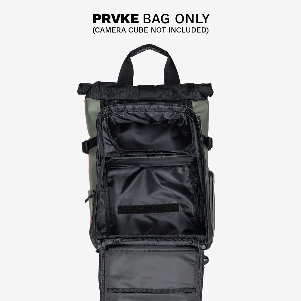 Mochila WANDRD PRVKE V3 (Negro, 31L) - puertos y conexiones
